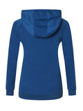 Blue Zip Hooded Sweatshirt - WealFeel