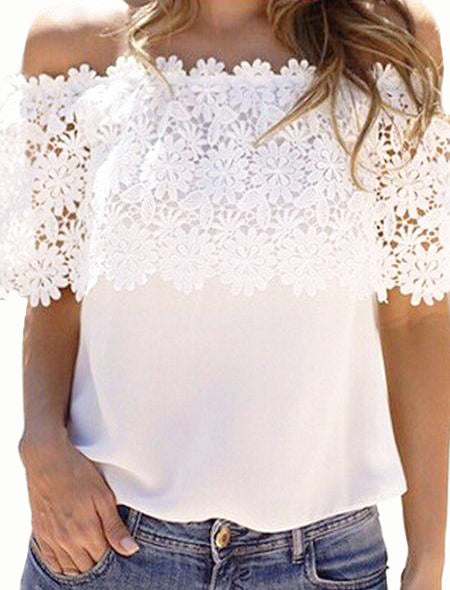 Beautiful Love White Lace Top - WealFeel